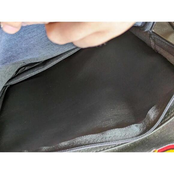 Vintage Disney Mickey Mouse Leather Backpack 90's Mickey Unlimited - Picture 4 of 8